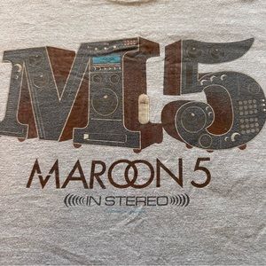 Maroon 5 In-Stereo Concert American Apparel T-Shirt